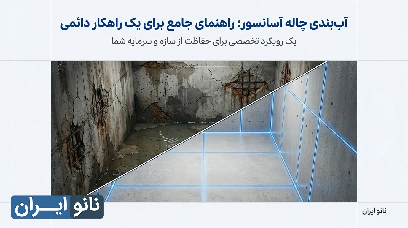 آب بندی چاله آسانسور